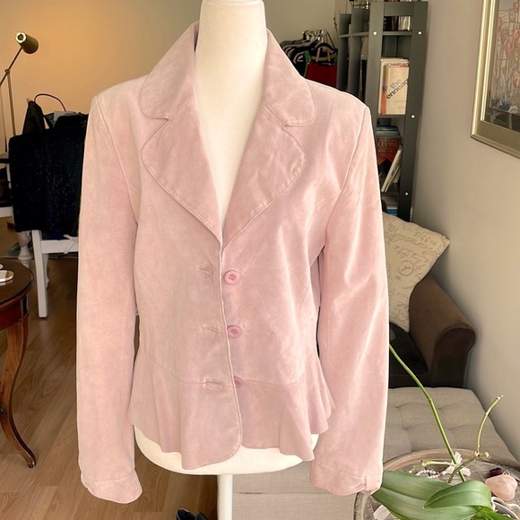 Uniform John Paul Richard’s Pink Suede Jacket Size M - Picture 4 of 8